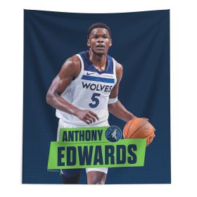 Minnesota Timberwolves Anthony Edwards NBA Wall Hanging 50X60 Inches