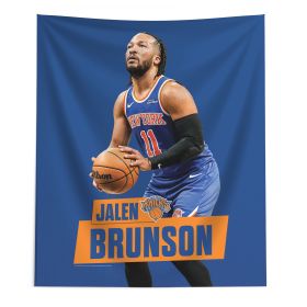 New York Knicks Jalen Brunson NBA Wall Hanging 50X60 Inches