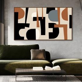 Hand Oil Pianting Large Abstract White Painting on Canvas Gold Leaf Artwork Neutral Wall Art Modern Textured Painting Contemporary Wall Art Hand (Style: 04, size: 50x70cm)