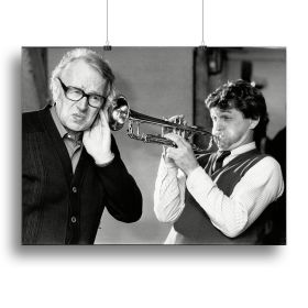 Georgie Fame with Humphrey Lyttelton Canvas Print or Poster (Type: Standard Framed Canvas Print, size: 3X-Large (40" x 26"))