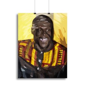 Stormzy Pop Art Canvas Print or Poster (Type: Standard Framed Canvas Print, size: Medium (16" x 12"))