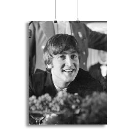 John Lennon at Foyles literary luncheon Canvas Print or Poster (Type: Poster Print, size: 3X-Large (40" x 26"))