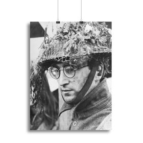 John Lennon filming How I won the War Canvas Print or Poster (Type: Poster Print, size: Medium (16" x 12"))