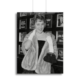 Singer Vera Lynn Canvas Print or Poster (Type: Standard Framed Canvas Print, size: XX-Large (32" x 24"))