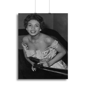 Shirley Bassey singer Canvas Print or Poster (Type: Poster Print, size: X-Large (28" x 20"))