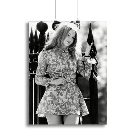 Mary Hopkin singer Canvas Print or Poster (Type: Standard Framed Canvas Print, size: Large (24" x 16"))