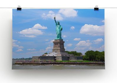 Statue of Liberty Canvas Print or Poster (Type: Standard Framed Canvas Print, size: 28" x 20" / 70cm x 50cm (approx))