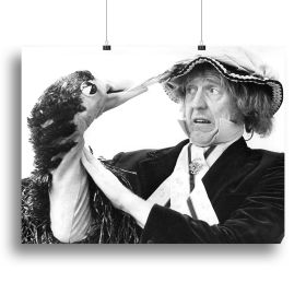 Rod Hull and Emu Canvas Print or Poster (Type: Standard Framed Canvas Print, size: 24" x 16" / 60cm x 40cm (approx))