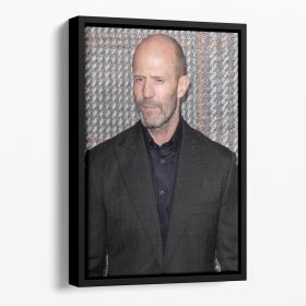 Jason Statham at The Gentleman UK TV Premiere Floating Framed Canvas (Color: Black, size: 12" x 8" / 30cm x 20cm approx)