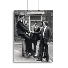 Elton John with his early group Bluesology Canvas Print or Poster (Type: Poster Print, size: 28" x 20" / 70cm x 50cm (approx))