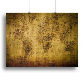 old map Canvas Print or Poster (Type: Poster Print, size: 12" x 8" / 30cm x 20cm (approx))