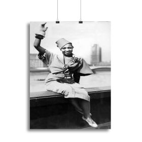 Josephine Baker in 1933 Canvas Print or Poster (Type: Poster Print, size: 40" x 26" / 100cm x 65cm (approx))