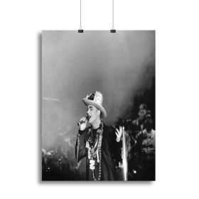 Boy George on stage Canvas Print or Poster (Type: Poster Print, size: Small (12" x 8"))