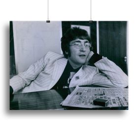John Lennon in 1967 Canvas Print or Poster (Type: Poster Print, size: Medium (16" x 12"))