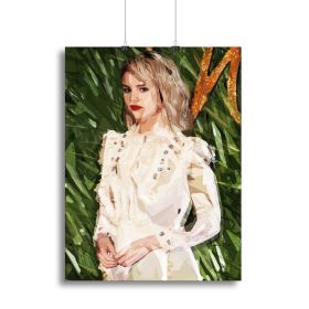 Selena Gomez Pop Art Canvas Print or Poster (Type: Poster Print, size: X-Large (28" x 20"))