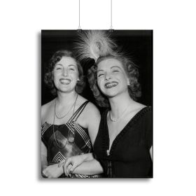 Vera Lynn and Line Renaud Canvas Print or Poster (Type: Poster Print, size: XX-Large (32" x 24"))