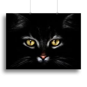Close Up Cat Canvas Print or Poster (Type: Poster Print, size: 12" x 8" / 30cm x 20cm approx)