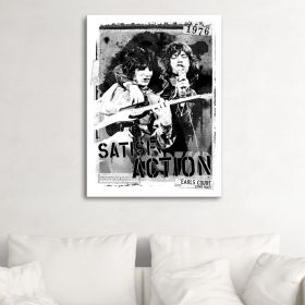 Stones Satisfaction Canvas (Type: Standard Framed Canvas Print, size: 24" x 16")