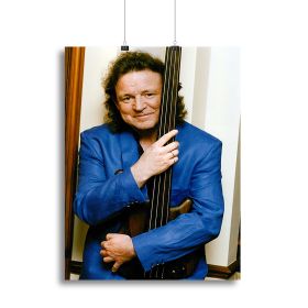 Jack Bruce bass player with Cream Canvas Print or Poster (Type: Poster Print, size: 40" x 26" / 100cm x 65cm (approx))