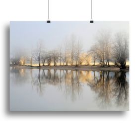 January Morning Canvas Print or Poster (Type: Poster Print, size: 32" x 24" / 80cm x 60cm (approx))