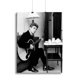Phil Everley takes tea Canvas Print or Poster (Type: Standard Framed Canvas Print, size: 28" x 20" / 70cm x 50cm (approx))