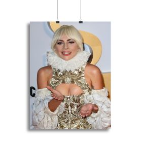 Lady Gaga A Star Is Born Canvas Print or Poster (Type: Standard Framed Canvas Print, size: X-Large (28" x 20"))