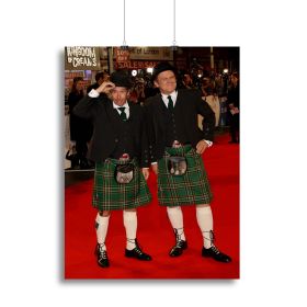 Steve Coogan and John C Reilly Canvas Print or Poster (Type: Standard Framed Canvas Print, size: 3X-Large (40" x 26"))