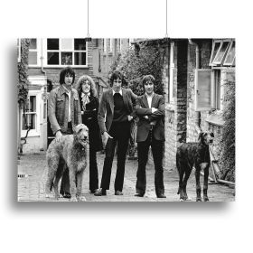 The Who with dogs Canvas Print or Poster (Type: Poster Print, size: XX-Large (32" x 24"))