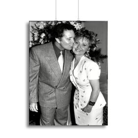 Lulu and Tom Jones Canvas Print or Poster (Type: Standard Framed Canvas Print, size: Small (12" x 8"))