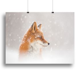 Snow is falling Canvas Print or Poster (Type: Standard Framed Canvas Print, size: 24" x 16" / 60cm x 40cm approx)