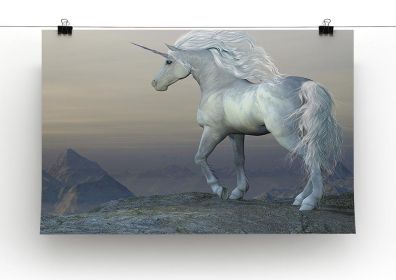 Unicorn Bluff Canvas Print or Poster (Type: Poster Print, size: XX-Large (32" x 24"))