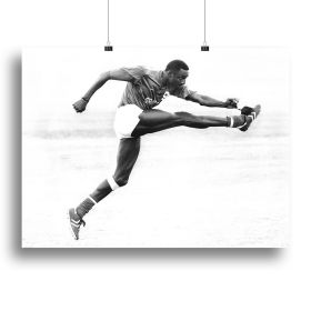 John Fashanu Canvas Print or Poster (Type: Poster Print, size: 16" x 12" / 42cm x 30cm (approx))