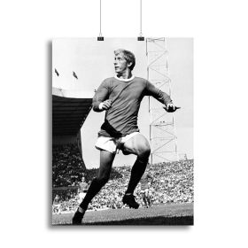 Denis Law 1969 Canvas Print or Poster (Type: Poster Print, size: 16" x 12" / 42cm x 30cm (approx))