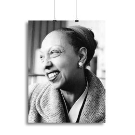 Josephine Baker in 1958 Canvas Print or Poster (Type: Standard Framed Canvas Print, size: 28" x 20" / 70cm x 50cm (approx))